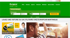 Desktop Screenshot of europcar-martinique.com